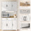 Homcom Alacena de Cocina Blanco 94 x 39.5 x 175.2 cm 6