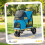 PawHut Carrito para Perro Azul 92 x 63 x 95 cm 4