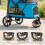 PawHut Carrito para Perro Azul 92 x 63 x 95 cm 6