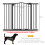 PawHut Barrera de Seguridad Negro 100 x 3.5 x 78 cm 3