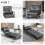 Homcom Sofá Cama Individual Gris 63 x 73 x 81 cm 4