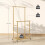 Homcom Perchero Marrón 80 x 40 x 160 cm 3