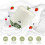 Homcom Yogurtera Blanco 19.5 x 17.5 x 21.4 cm 4