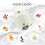 Homcom Yogurtera Blanco 19.5 x 17.5 x 21.4 cm 6