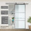 Homcom Herraje para Puerta Negro 200 x 40 x 0.6 cm 2