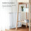 PawHut Barrera de Seguridad Blanco 300 x 74.5 cm 5