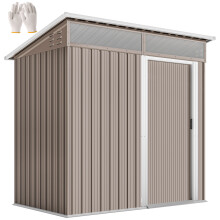 Caseta de Jardín Marrón 195 x 122 x 182 cm