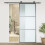 Homcom Herraje para Puerta Negro 200 x 40 x 0.6 cm 4