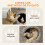 PawHut Casa para Gato Gris 36 x 36 x 38 cm 6