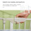 PawHut Barrera de Seguridad Blanco 300 x 74.5 cm 6