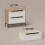 Homcom Cómoda de Tela Marrón 59.5 x 30 x 54 cm 3