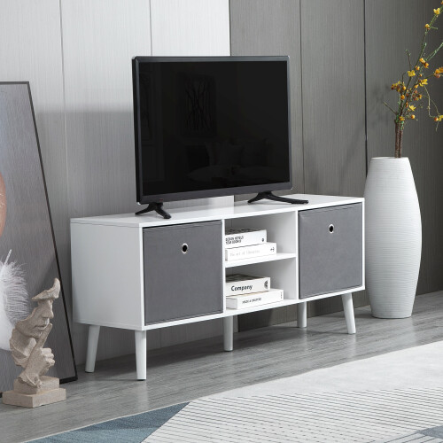 Homcom Mueble de TV Bicolor 110 x 29 x 46.5 cm 1
