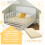 Cama Infantil Blanco 143.5 x 74.2 x 54 cm 8