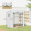 Outsunny Invernadero Blanco 196 x 77 x 197 cm 3