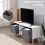 Homcom Mueble de TV Bicolor 110 x 29 x 46.5 cm 5