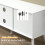 Homcom Mueble de TV Bicolor 110 x 29 x 46.5 cm 6