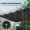 Outsunny Techo de Pérgola Gris 286 x 245 cm 4