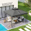Outsunny Techo de Repuesto Gris 300 x 300 cm 2