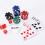 Homcom Maletín de Poker Multicolor 29.5 x 20.5 x 6.5 cm 6
