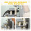 PawHut Escalera para Mascota Gris 70 x 32 x 68 cm 6
