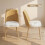 Homcom Sillas de Comedor Marrón 47.5 x 57 x 84 cm 3