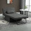 Homcom Sofá Cama Gris 95 x 189 x 43 cm 2