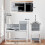 PawHut Casa para Tortuga Gris 124 x 55 x 109 cm 3