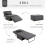 Homcom Sofá Cama Gris 95 x 189 x 43 cm 3