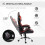 Vinsetto Silla Gaming Rojo 63 x 67 x 130 cm 5