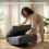 Homcom Silla de Suelo Gris 58 x 107 x 79 cm 6