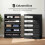 Homcom Cómoda Negro 77 x 40 x 111.5 cm 4