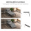 Homcom Sillón Cama Gris 75 x 80 x 74 cm 6