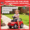 Coche Correpasillo Rojo 65.5 x 28 x 42 cm 4