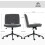 Homcom Silla de Oficina Gris 62 x 67 x 93 cm 3