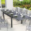Outsunny Mesa Jardín Extensible Gris 270 x 90 x 75 cm 2