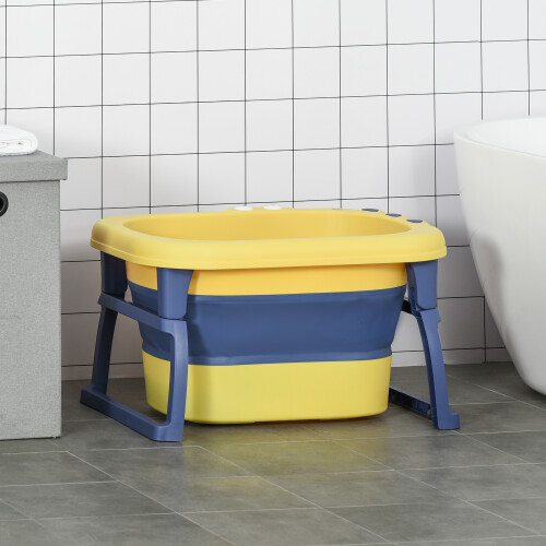 Homcom Bañera para Bebé Bicolor 75.3 x 55.4 x 43 cm 1