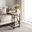 Homcom Mesa Auxiliar Móvil Marrón 60 x 34.5 x 64.5 cm 3