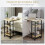 Homcom Mesa Auxiliar Móvil Marrón 60 x 34.5 x 64.5 cm 5