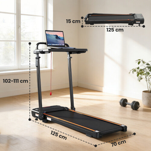 Cinta de Correr Negro 125 x 70 x 111 cm 2