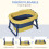 Homcom Bañera para Bebé Bicolor 75.3 x 55.4 x 43 cm 6