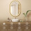 Homcom Espejo de Baño Negro 60 x 4 x 90 cm 4