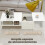Homcom Mesa de Centro Blanco 110 x 52 x 36 cm 5