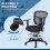 Vinsetto Silla de Escritorio Negro 59 x 59 x 115 cm 6