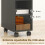 Homcom Mesa Auxiliar Negro 45 x 25 x 70 cm 5