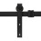 Homcom Herraje para Puerta Negro 200 x 0.4 x 18 cm 2
