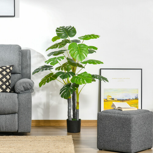 Homcom Planta Artificial Verde 17 x 17 x 120 cm 1