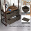 Homcom Perchero de Ropa Marrón 58.5 x 30 x 178 cm 5