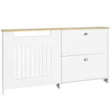 Cubre Radiadore Blanco 152 x 19 x 81 cm