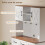 Homcom Alacena de Cocina Blanco 100 x 38 x 172 cm 6