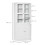 Homcom Armario de Libro Blanco 76 x 40 x 178.5 cm 3